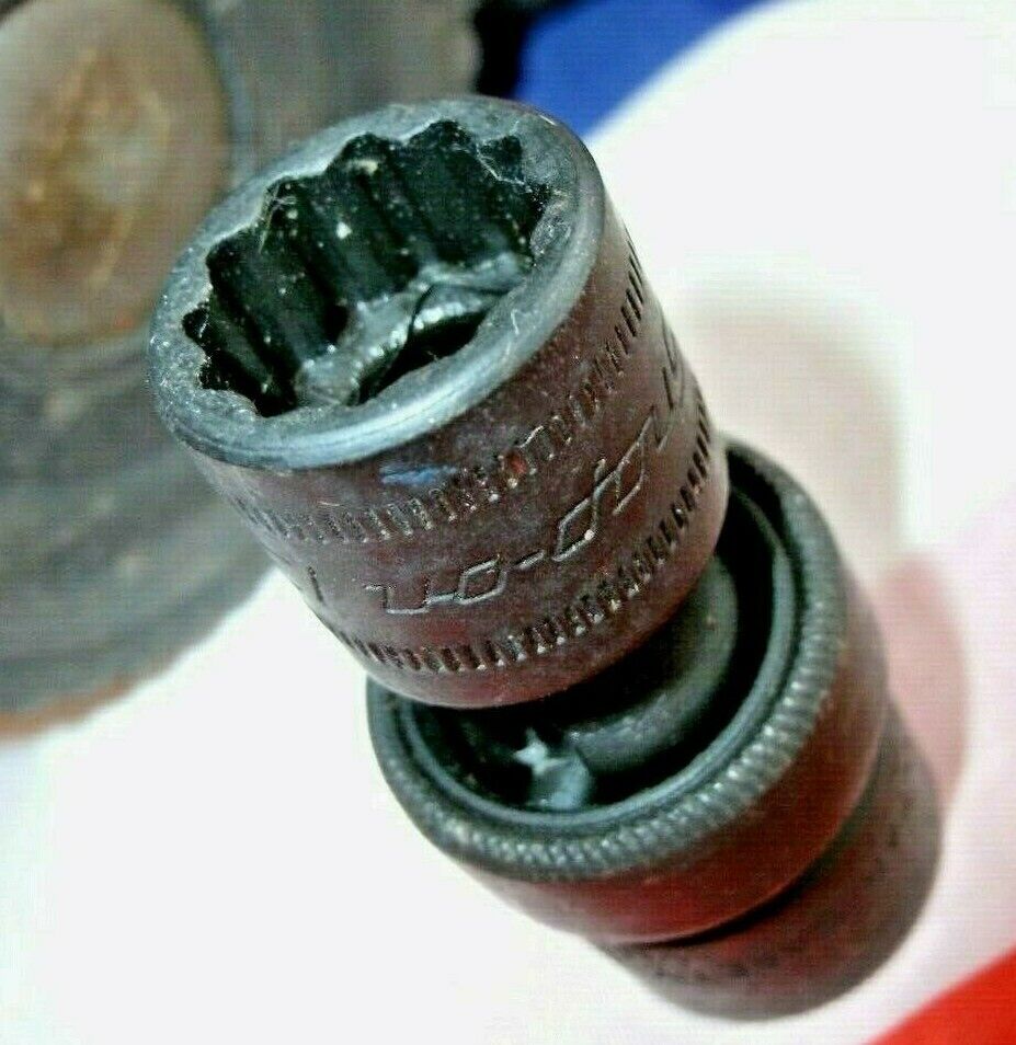ONE NEW Snap On 3/8 10m Universal Swivel Black Industrial finish SOCKET IPDFM10