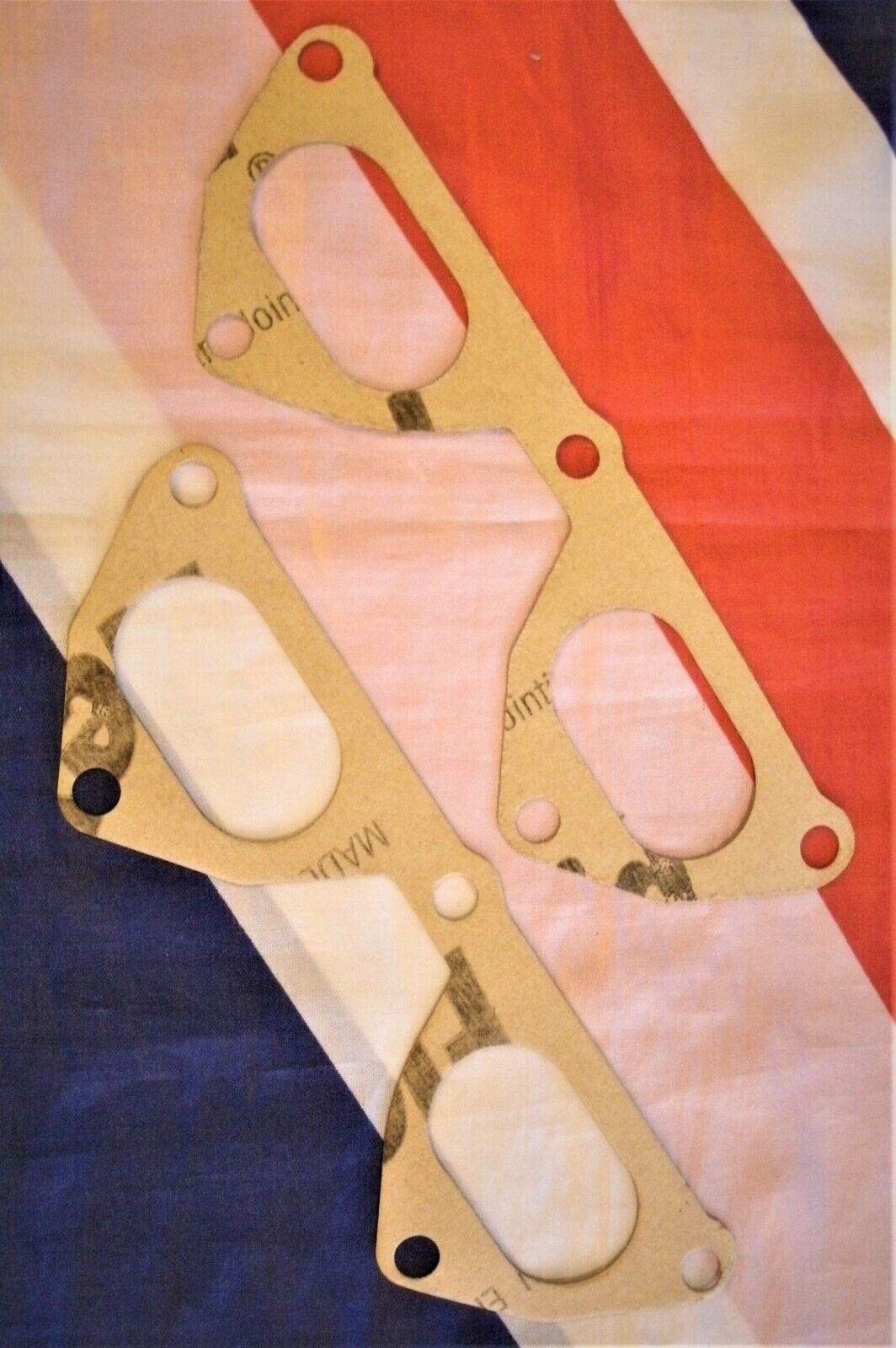 ONE NEW PAIR OF FORD ESCORT MK2 BDA RS 1800 STANDARD TYPE INLET MANIFOLD GASKETs
