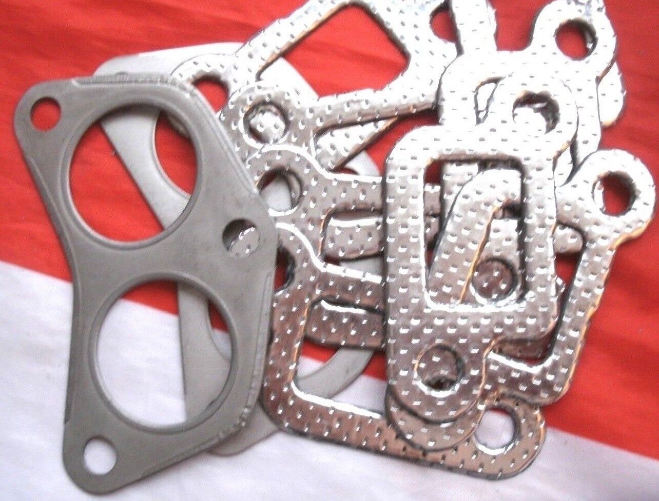 LAND ROVER V8 Classic Range Rover One Full Exhaust Manifold Gasket Set 10 Items