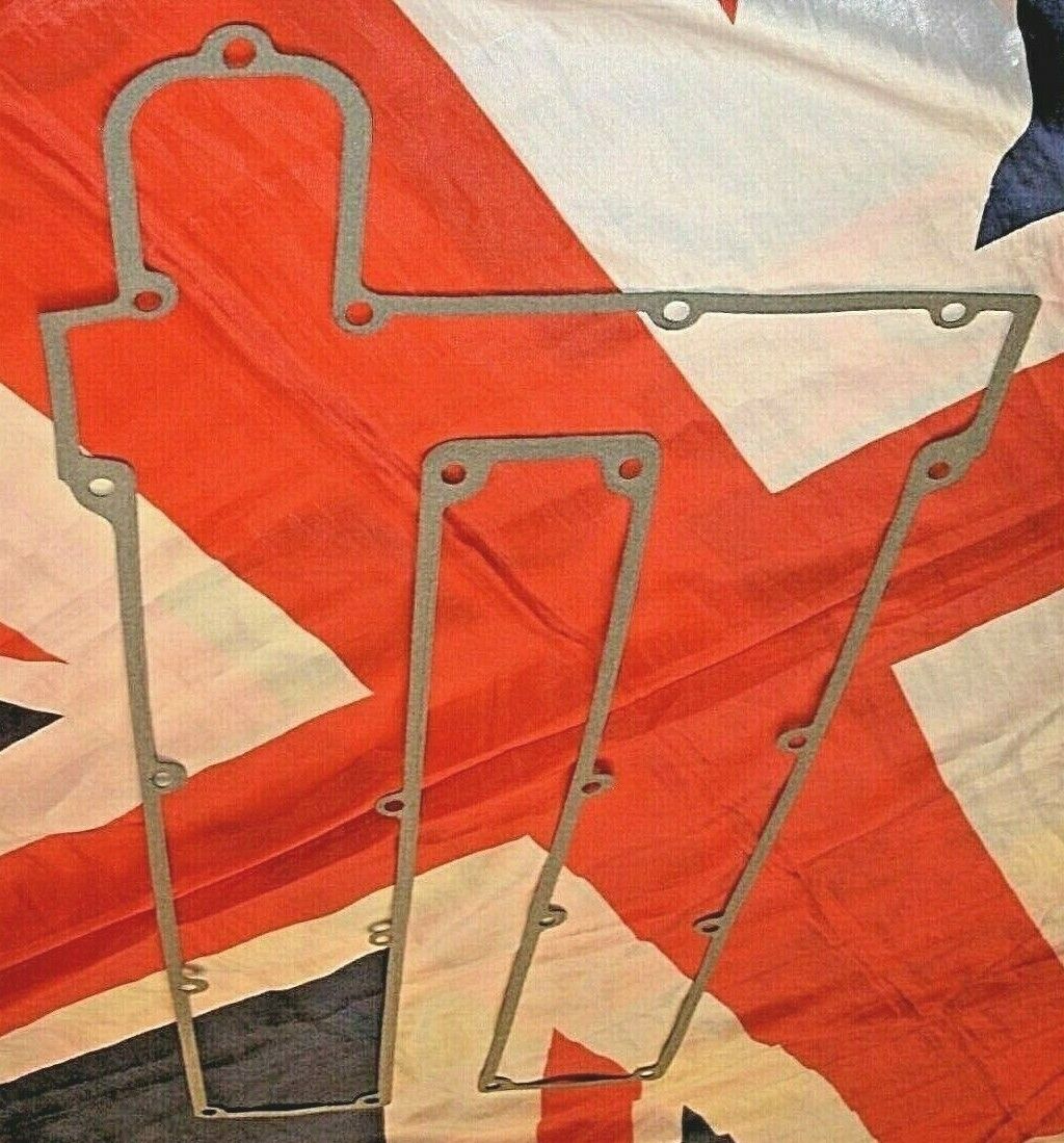 Aston Martin V8 1968 on One New Cam cover Gasket Made in Beta gasket material.