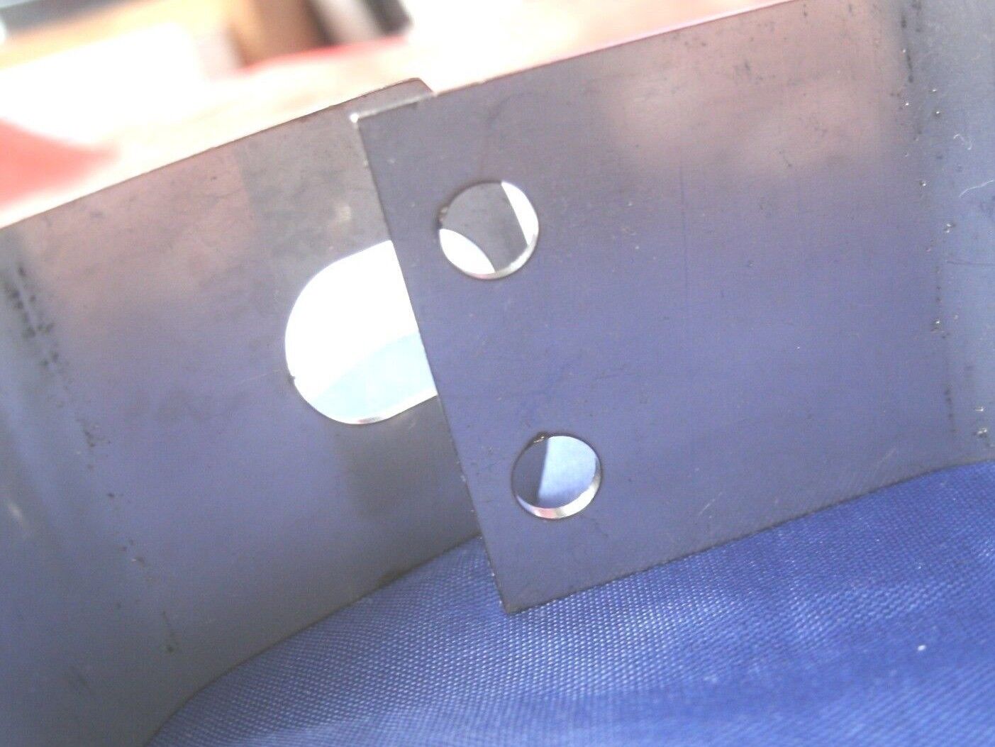 One New Rover P6 Stainless Steel Upper Front Wing Fixing Plate