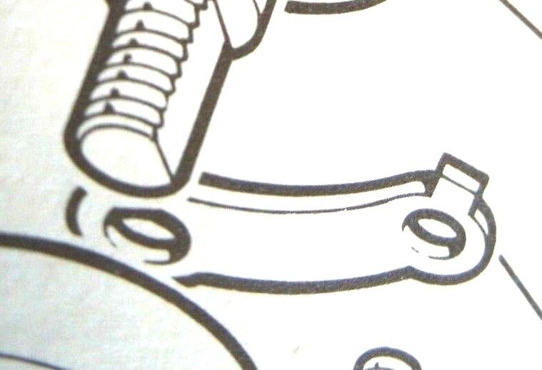Triumph TR4a TR5 & TR6 One Only Front Brake Hub Lock Tab.