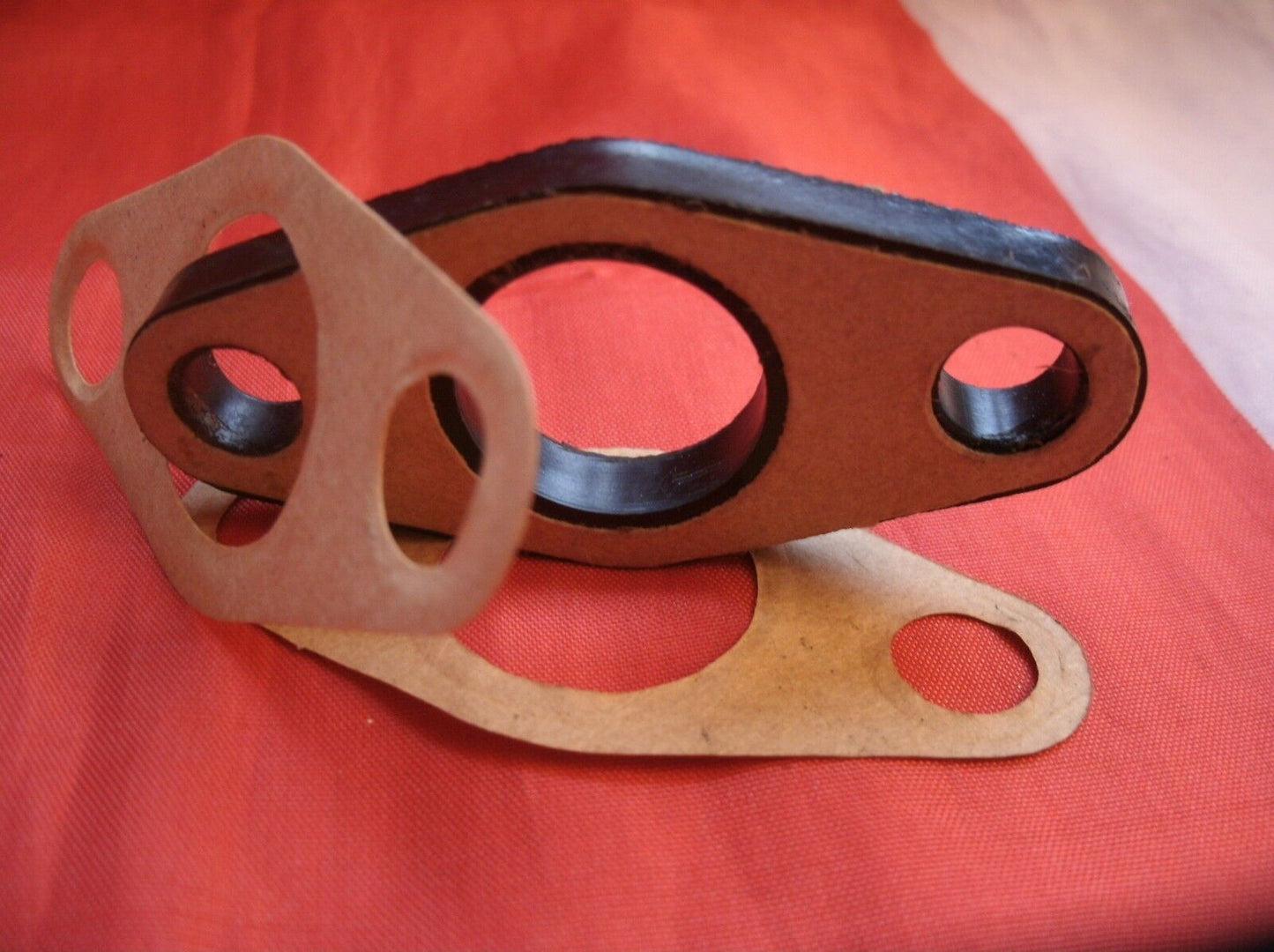 Ford Pinto SOHC 1.6 & 2.0 Petrol Pump Spacer Block REPAIR Gaskets One Pair
