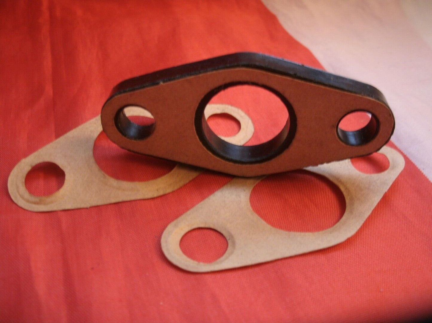 Ford Pinto SOHC 1.6 & 2.0 Petrol Pump Spacer Block REPAIR Gaskets One Pair