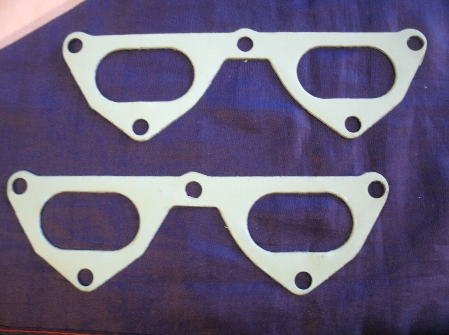 1 PAIR FORD ESCORT MK1 BDA RS 1600 UPRATED BIG BORE 1mm INLET MANIFOLD GASKETS.