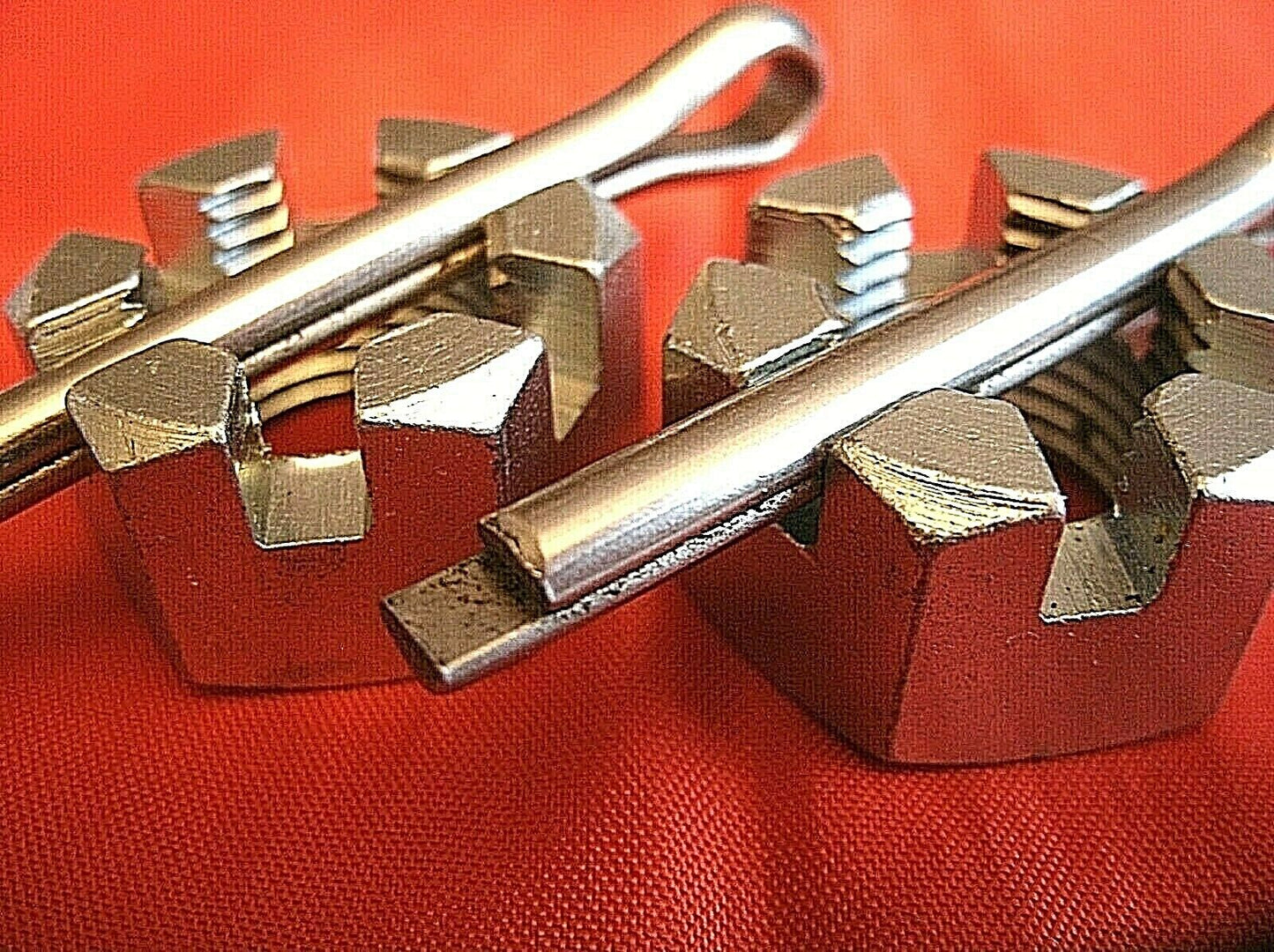 FORD ESCORT MK 1 NEW SET OF ANTI ROLL BAR NUTS & STAINLESS STEEL SPLIT PINS