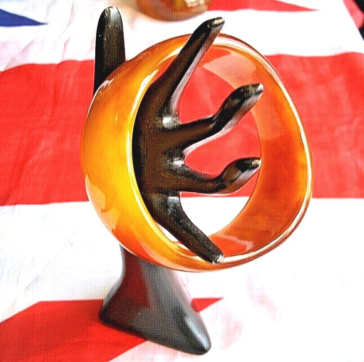 One Beautiful Vintage Bakelite Bangle In A Lovely Butterscotch Colour Very Nice