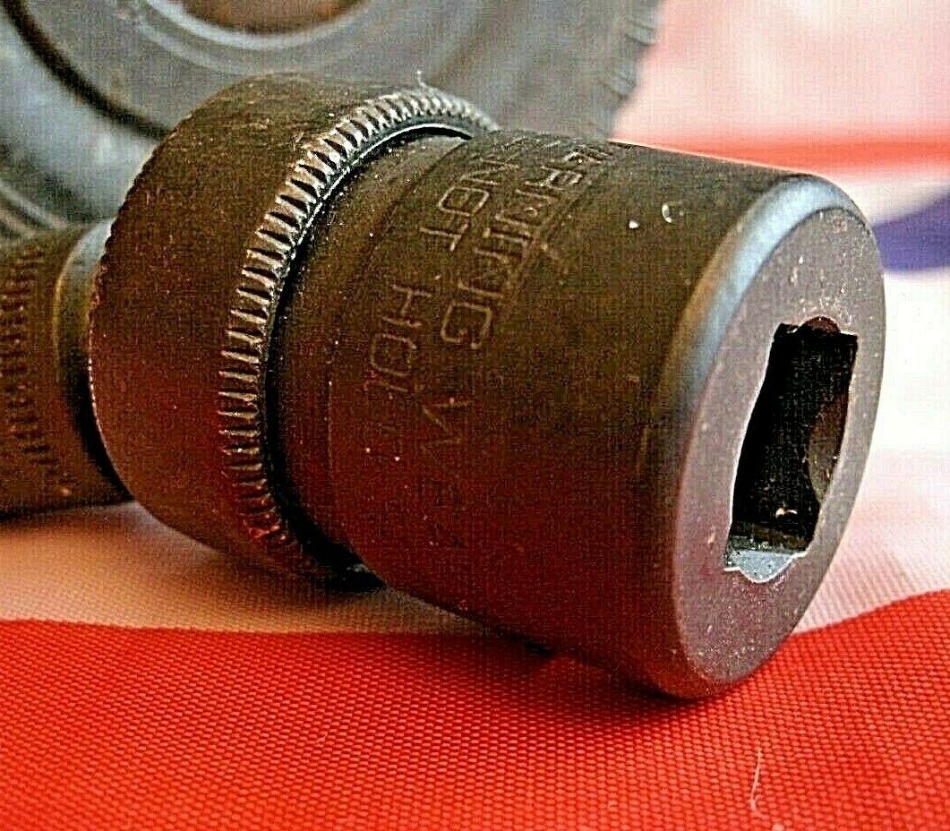 ONE NEW Snap On 3/8 10m Universal Swivel Black Industrial finish SOCKET IPDFM10