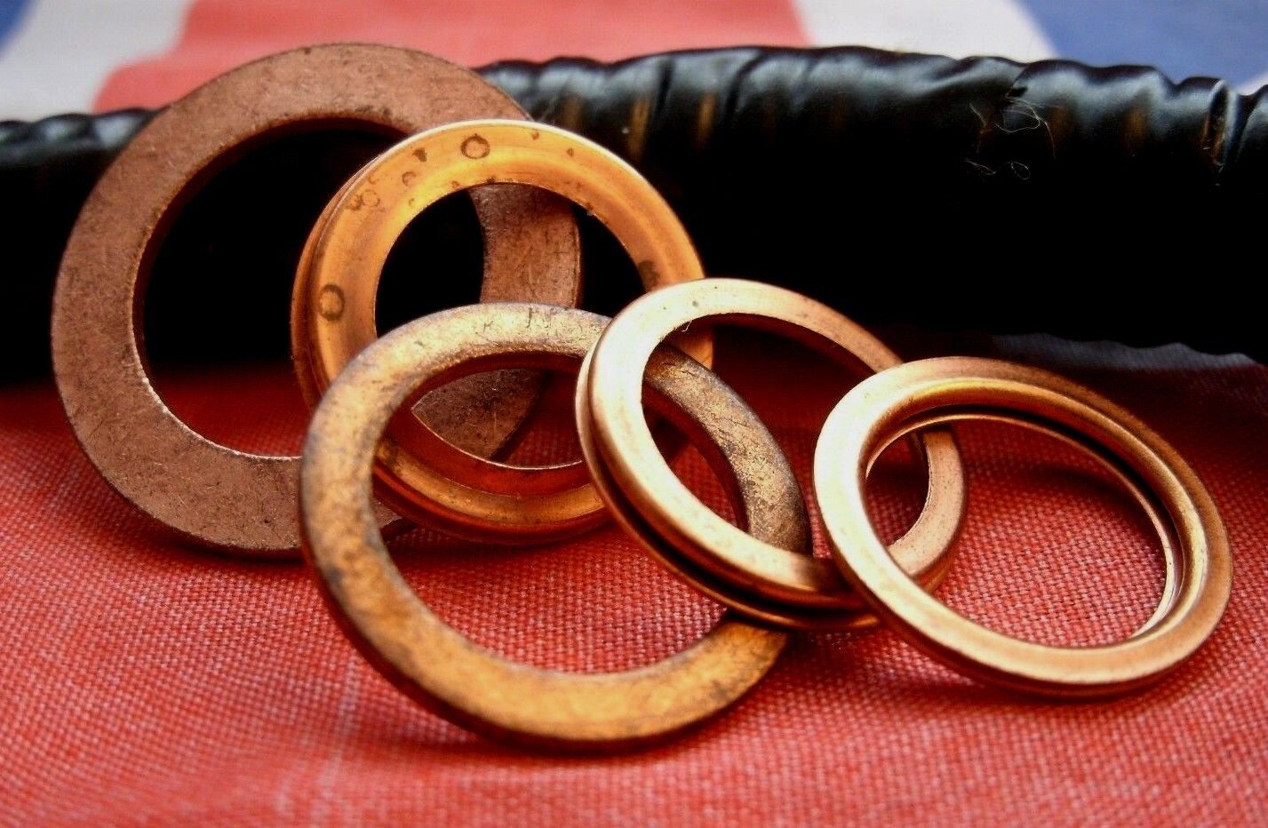 ROVER SD1 V8 3.5 1976 to 1986 On NEW OIL PUMP COPPER SEAL WASHER KIT