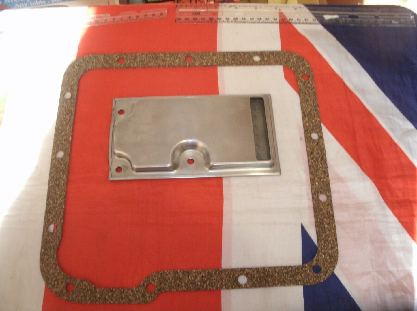 1 NEW FORD C3 3 SPEED AUTOMATIC TRANSMISSION ORIGINAL GEARBOX CORK SUMP GASKET.