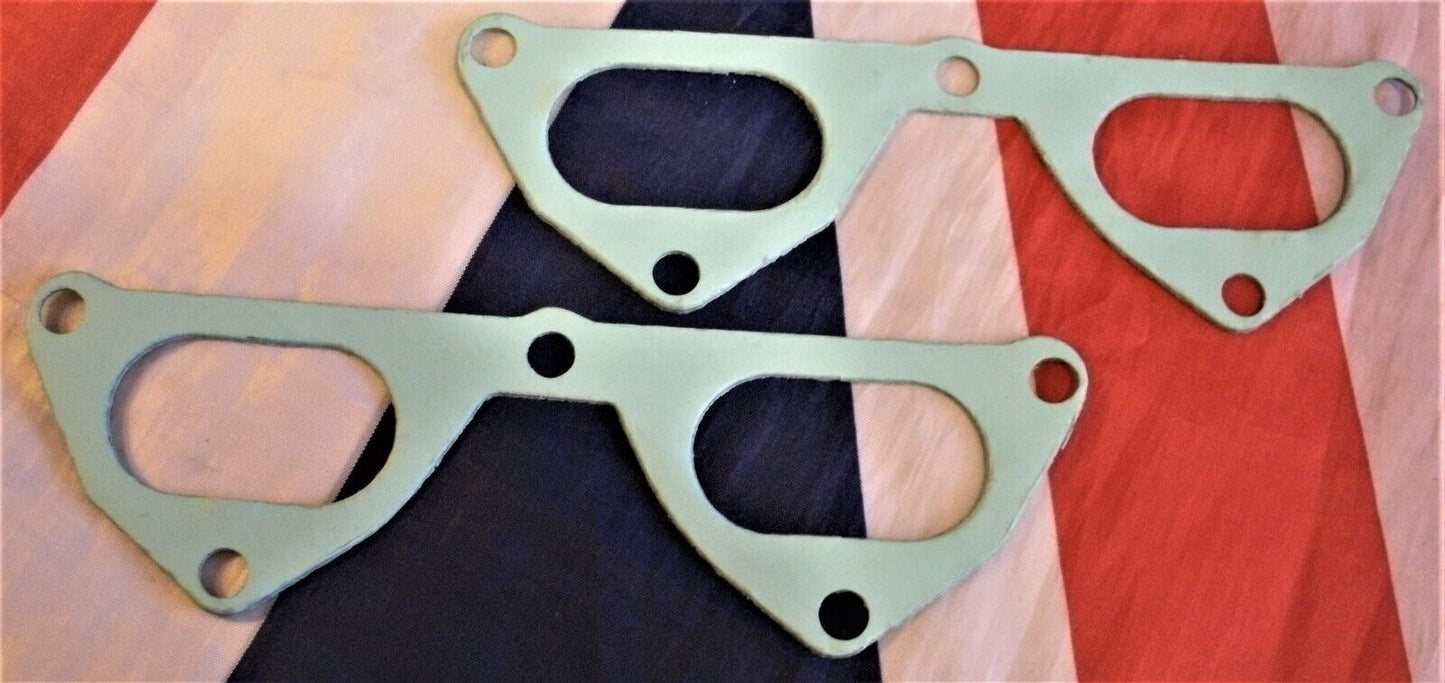 1 PAIR FORD ESCORT MK2 BDA RS 1800 UPRATED BIG BORE 1mm INLET MANIFOLD GASKETS.