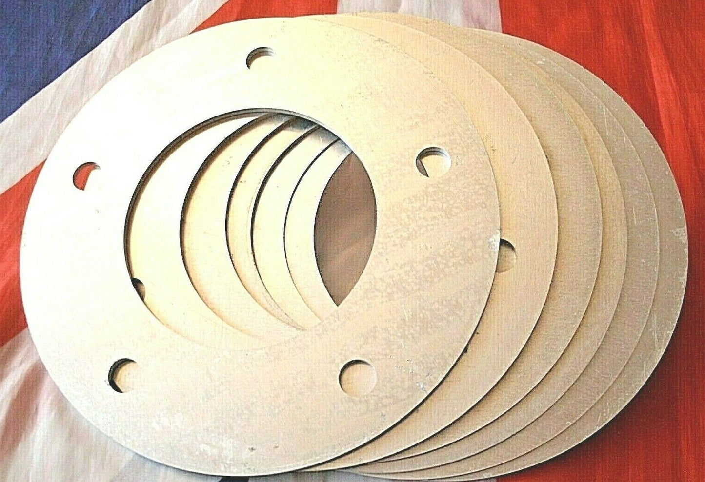 One Pair Of ROVER SD1 2.3-2.6 3500 V8 Road Wheel Aluminium 1 MM Spacers 1977 ON