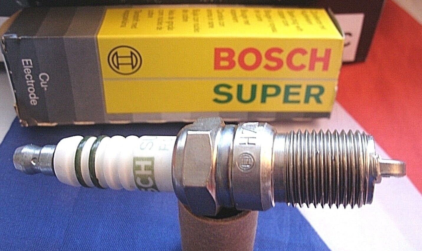 ONE NEW SET OF 4 H7DC Genuine Boxed Bosch Super Spark Plugs 0241235636-740.