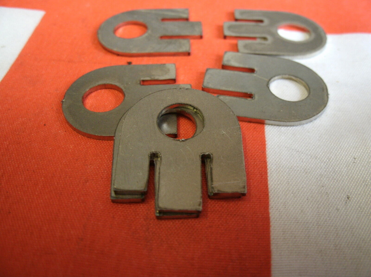 NEW Rover P4 All Models Front Stud Plates For Valance To Front Wing Fixings