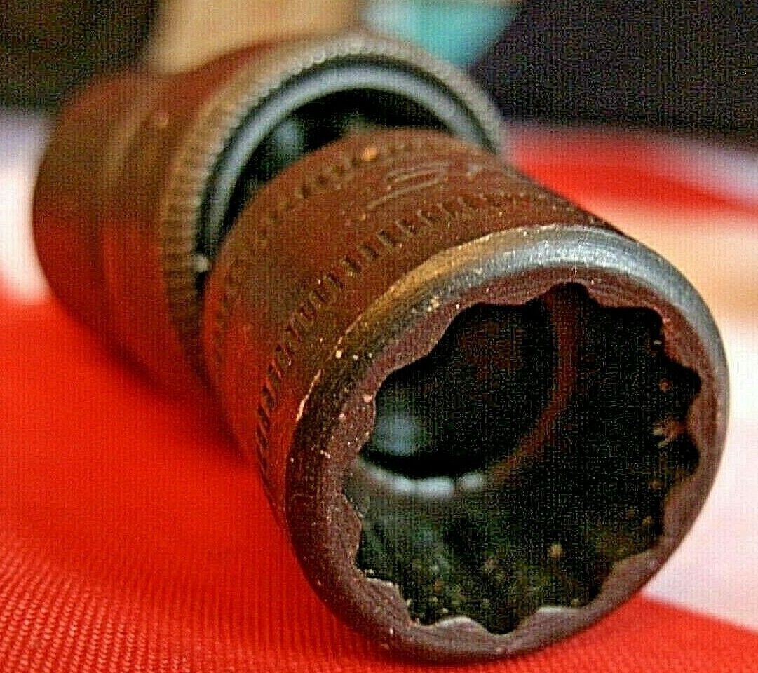 ONE NEW Snap On 3/8 10m Universal Swivel Black Industrial finish SOCKET IPDFM10