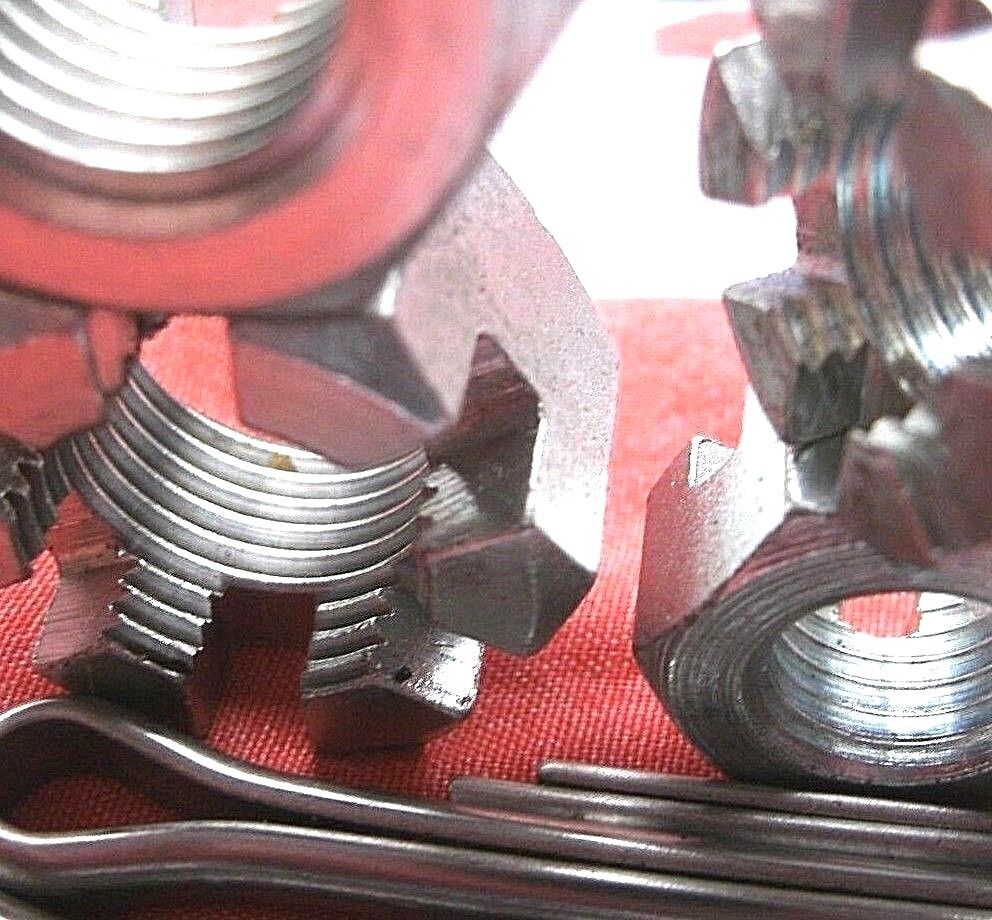 FORD ESCORT MK1 TCA INNER/OUTER NUTS & SPLIT PINs 1100 1300E MEXICO TWIN CAM BDA