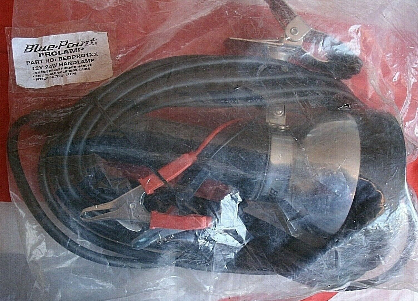 1 NOS Prolamp Snap On tools Blue Point 12v 24w hand held Lead Lamp P/N BEDPRO1XX