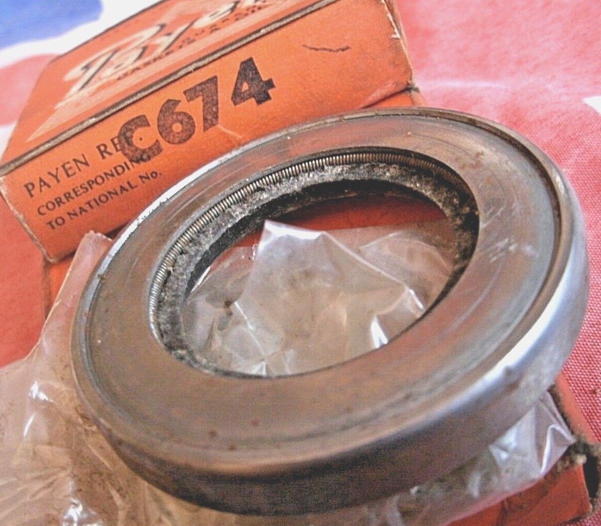 One NOS Payen Rear Hub Oil Seal B903 STANDARD EIGHT CABET 1953 On 107193 & 44015