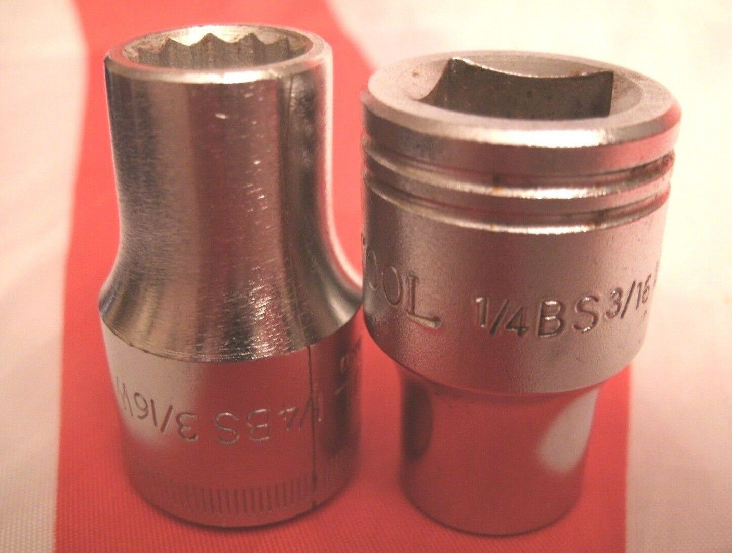 One New Old Stock 1/2 Drive Britool Socket 1/4 BS-3/16 W Classic Vintage Vectren