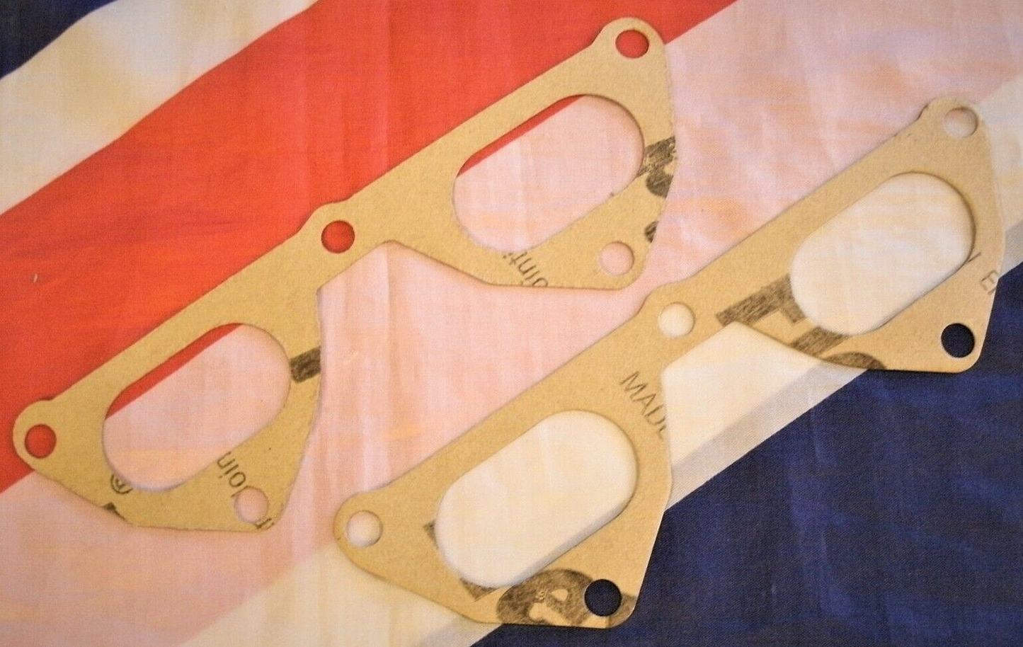 ONE NEW PAIR OF FORD ESCORT MK2 BDA RS 1800 STANDARD TYPE INLET MANIFOLD GASKETs