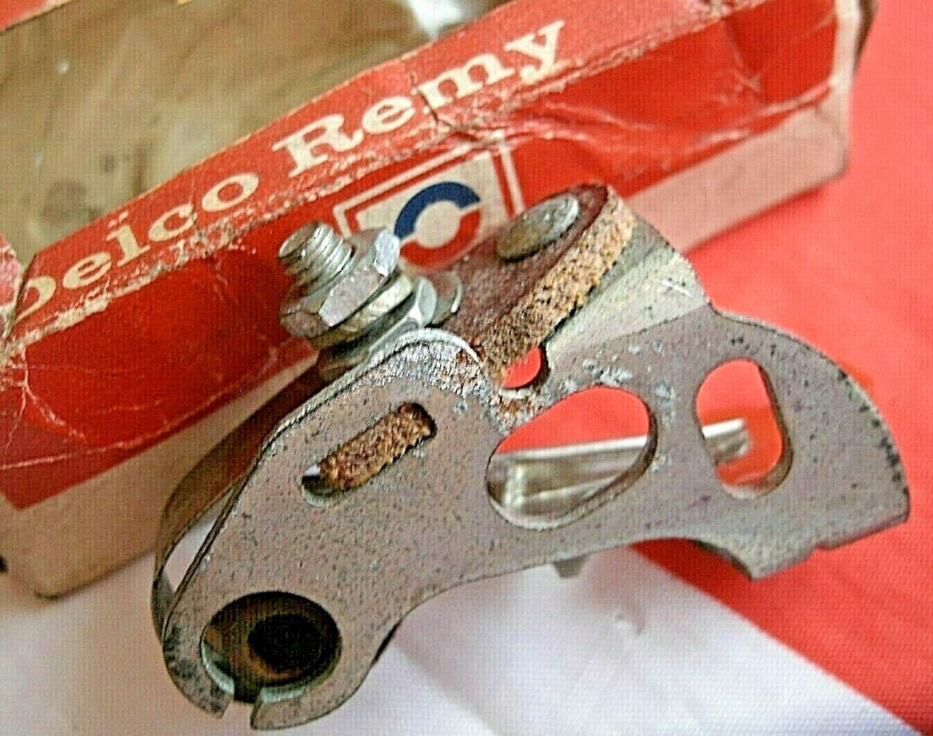 One Set Of NOS Delco Remy POINTS - CONTACT SET D 703 P 1938330 made in the USA