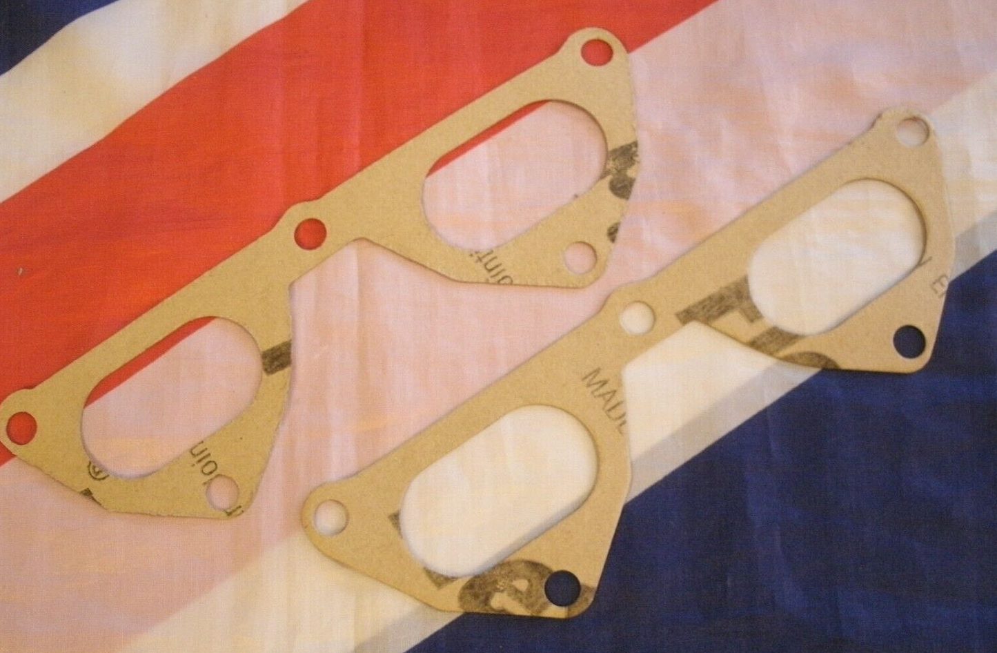 ONE NEW PAIR OF FORD ESCORT MK2 BDA RS 1800 STANDARD TYPE INLET MANIFOLD GASKETs