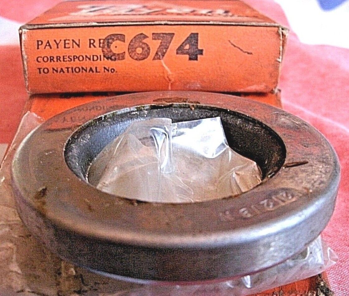 One NOS Payen Rear Hub Oil Seal B903 STANDARD EIGHT CABET 1953 On 107193 & 44015