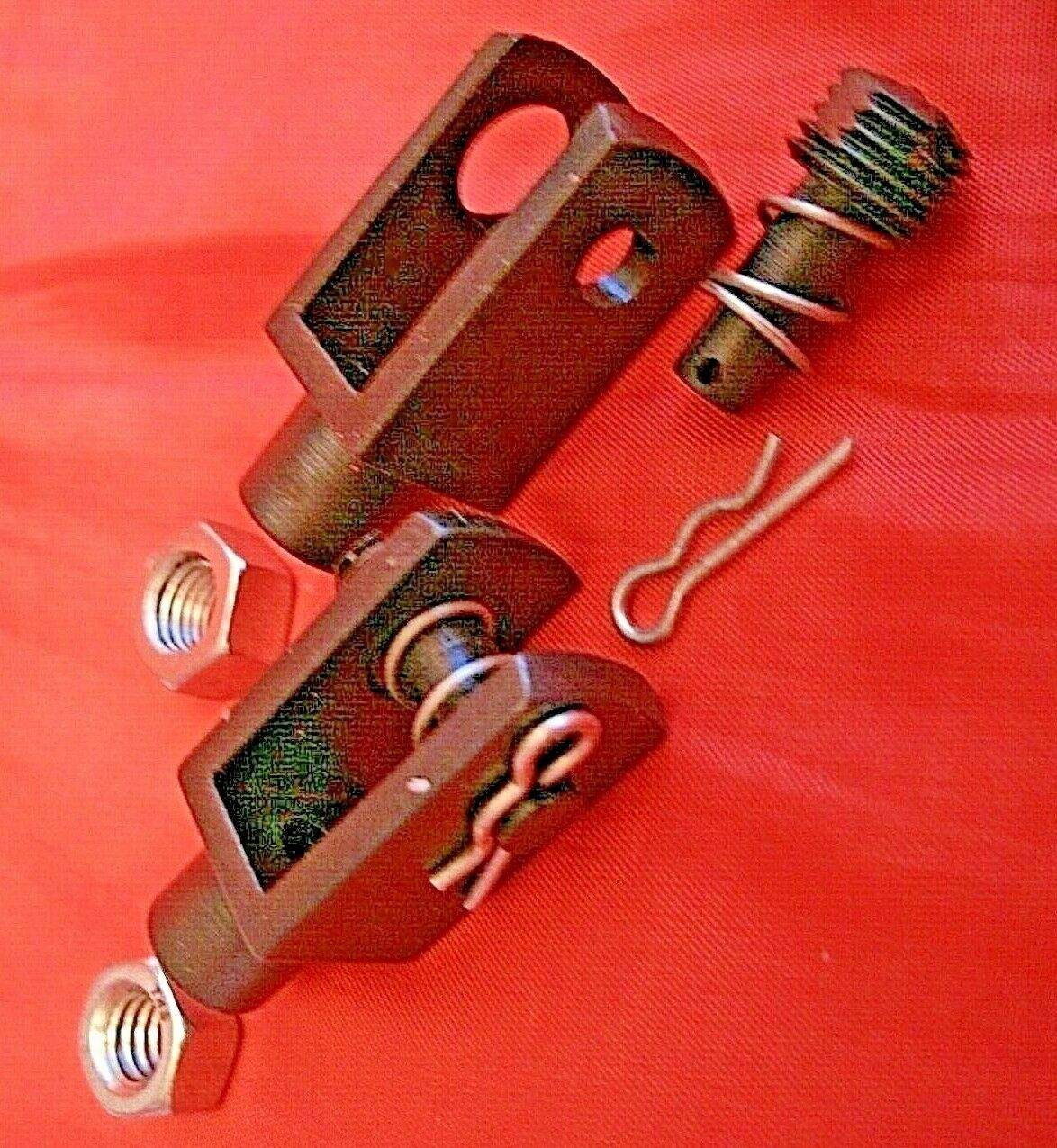 Rover P5B Coupe & Saloon Hand Brake Clevis One Full Car Set Lock Nuts & R Clips