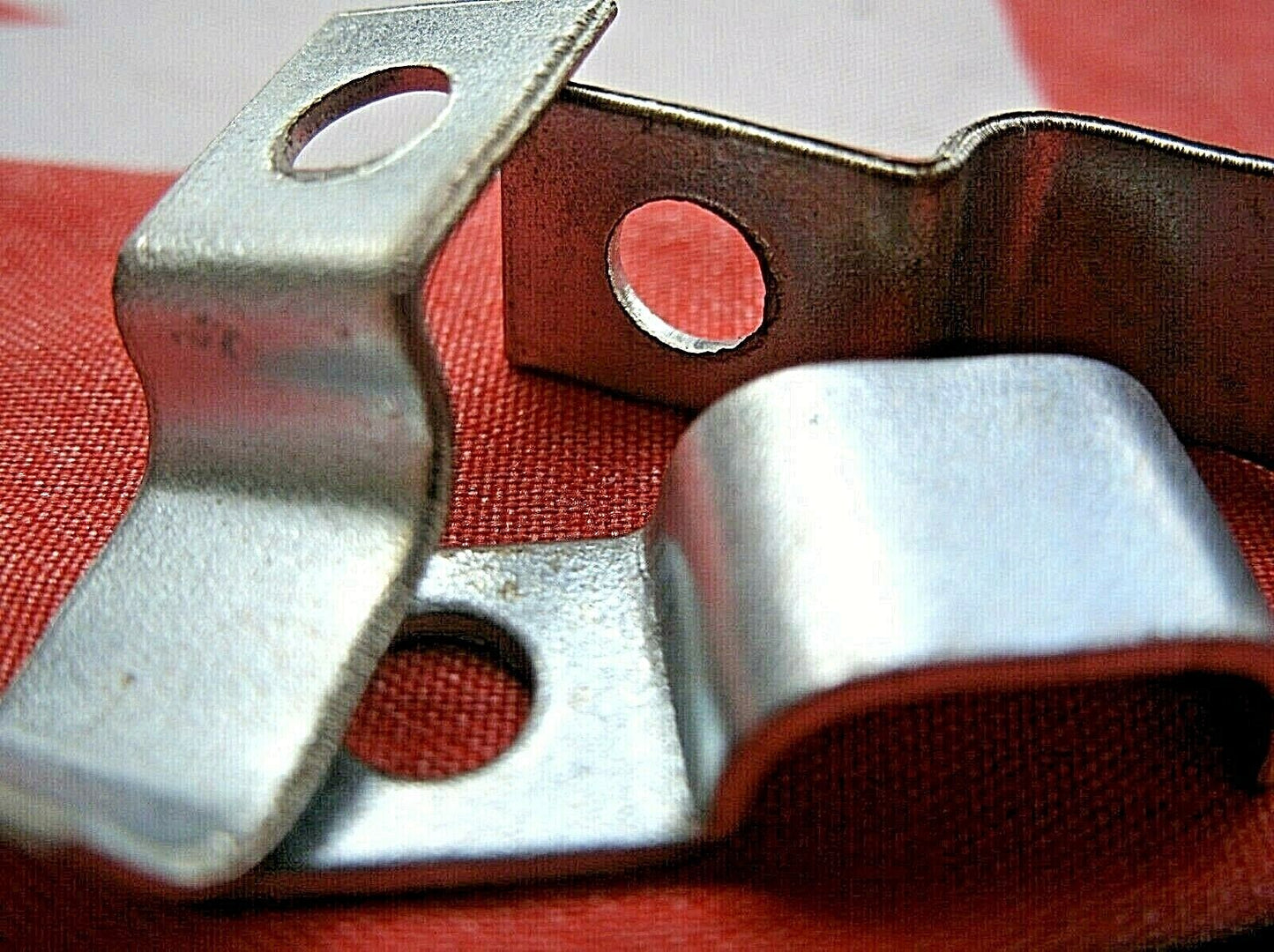 3 New 3/16 Twin Metal Brake Pipe Fitting Clips Clamps Steel With Plated finish