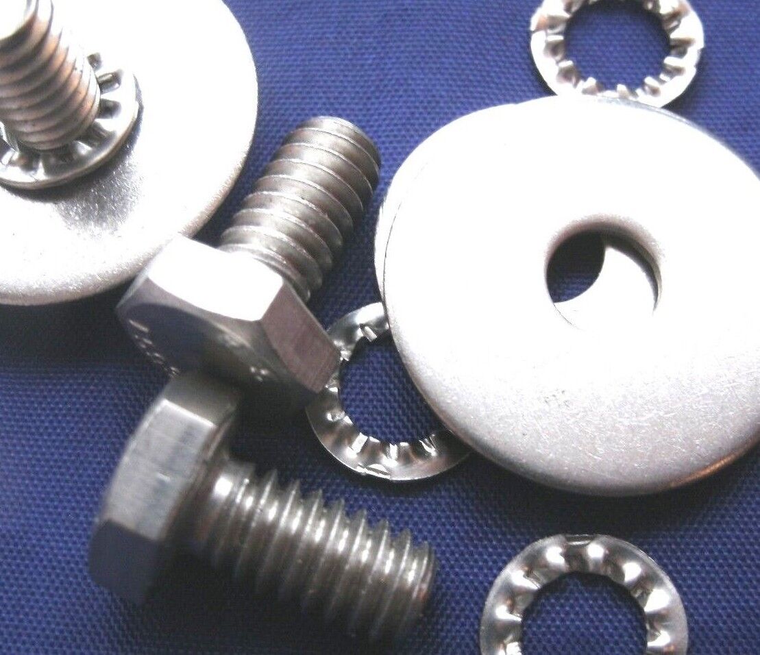 Early MORGAN V8 3.5 Water Pump Belt Pulley Bolt & Washer kit in Stainless Steel