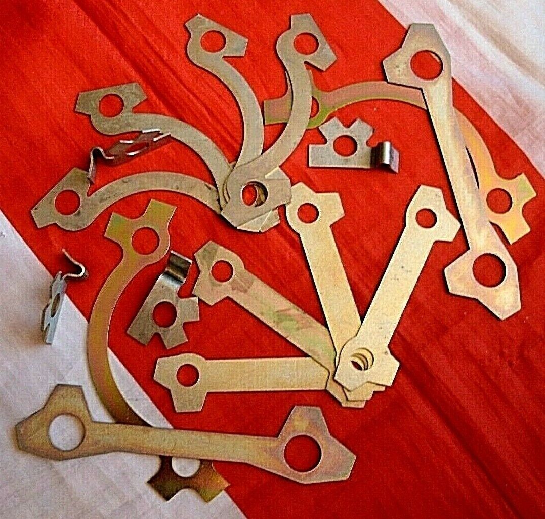 FORD LOTUS CORTINA MK 1 NEW SET OF FRONT SUSPENSION ENGINE MOUNT LOCK TABS KIT.