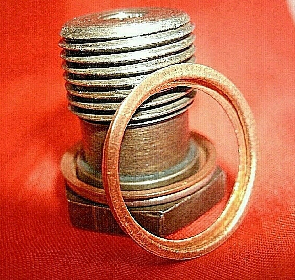 NEW ROVER P4 95,100 & 110 Cylinder Head Oil Feed Pipe Copper Sealing Washers
