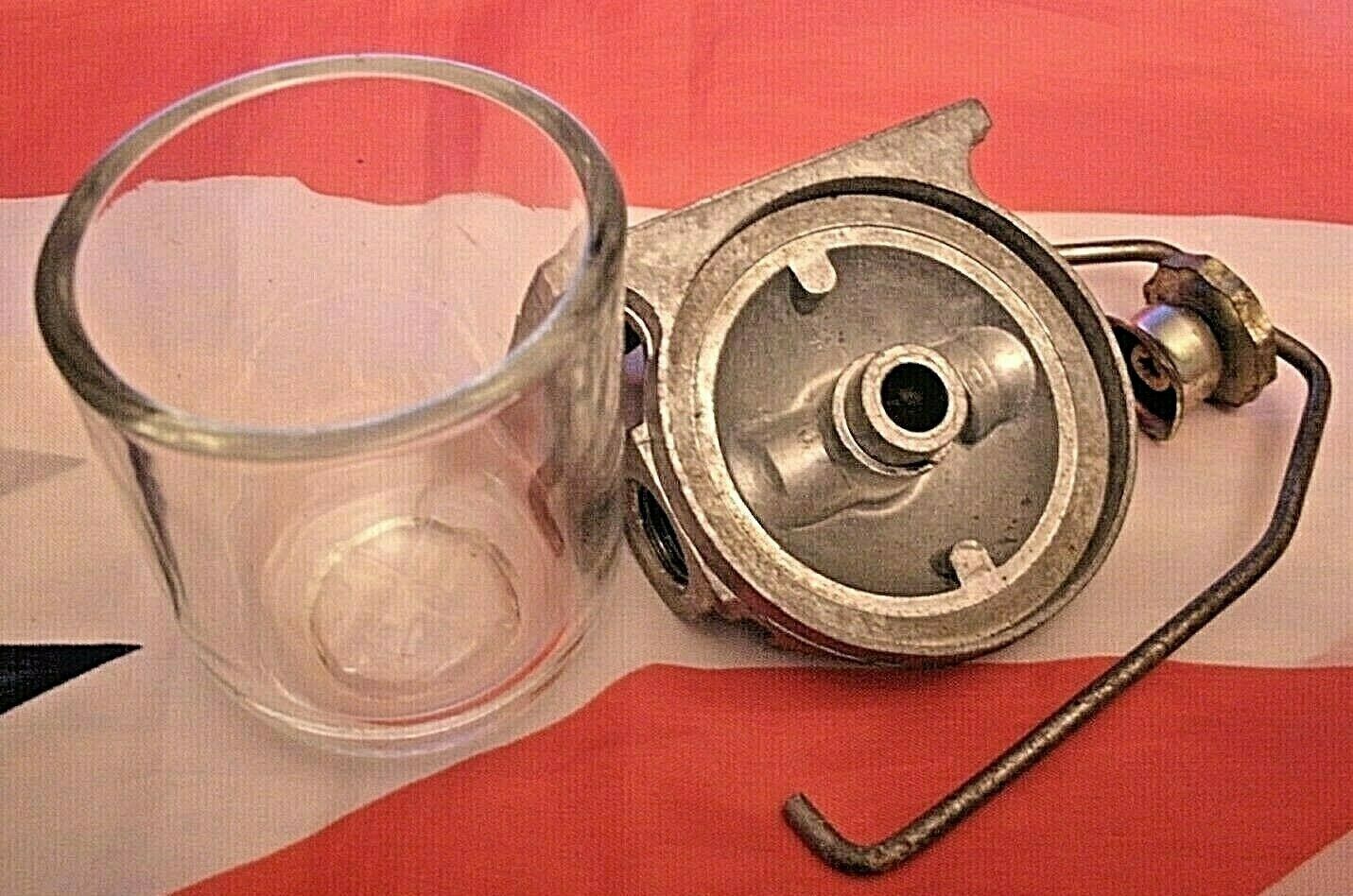 NEW ROVER P4 1954 to 1959 ON FUEL SYSTEM FILTER WATER TRAP CORK SEAL WIPAC type.