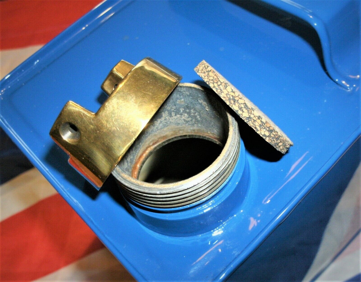 1 NEW 4 M THICK CORK SEAL FOR THE LIDS USED ON THE 2 GALLON VINTAGE PETROL CANS
