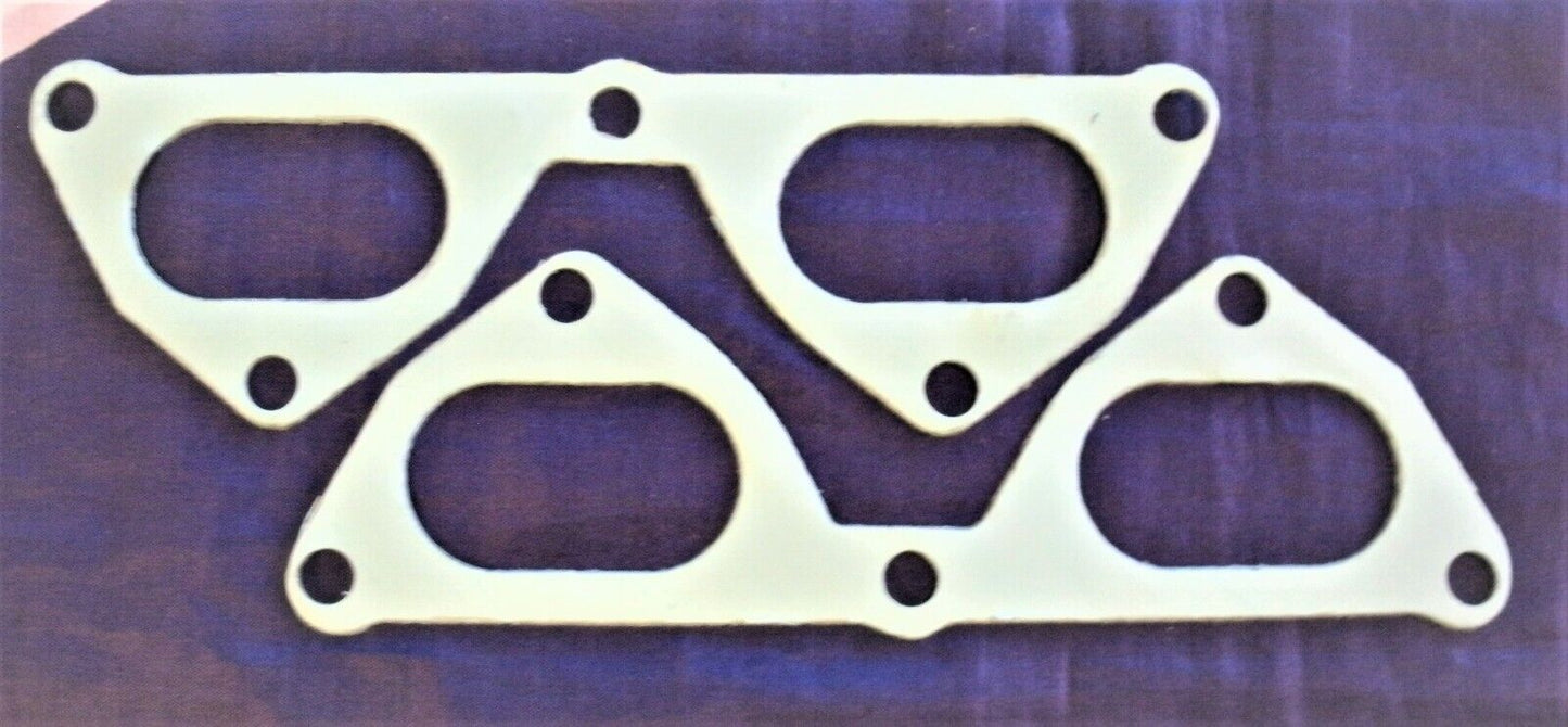 1 PAIR FORD ESCORT MK2 BDA RS 1800 UPRATED BIG BORE 1mm INLET MANIFOLD GASKETS.
