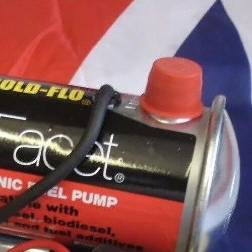 One New Pair Of Genuine Face Electric Fuel Petrol Unions 90 Degree 8m Tails.