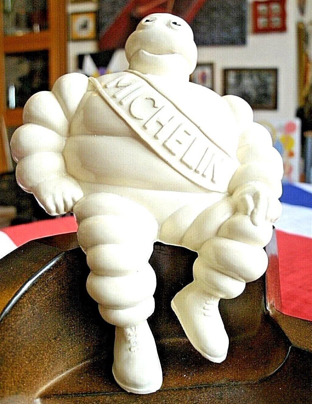 One Vintage Art Deco Bakerlite Michelin Man Ashtray Very Clean & Collectable