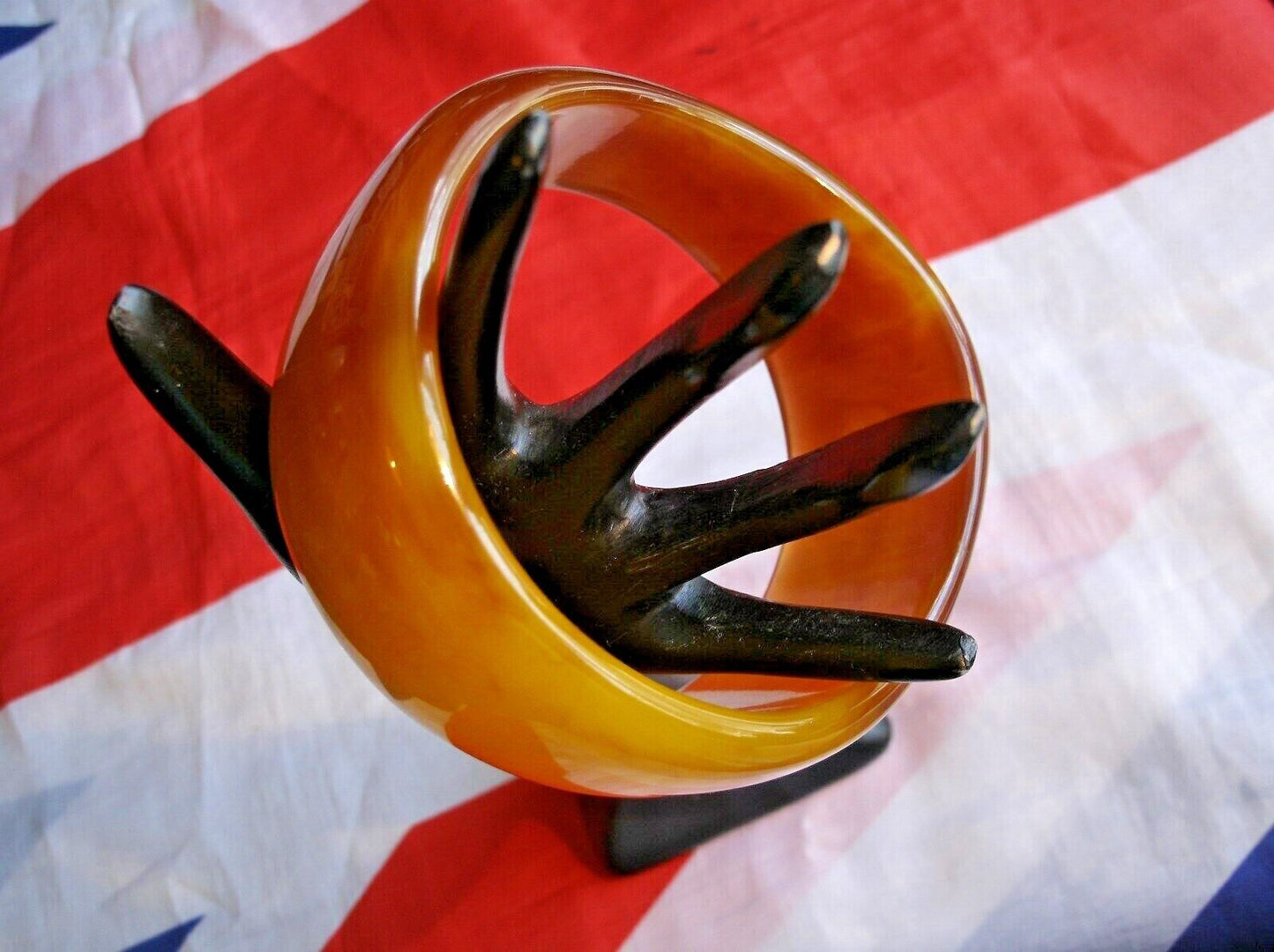 One Beautiful Vintage Bakelite Bangle In A Lovely Tortoiseshell Colour Very Nice