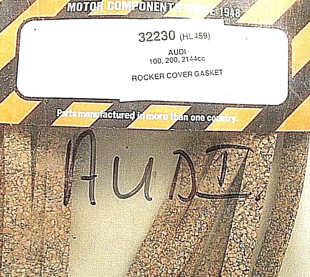 NOS BMW Sump Gasket JJ089 & VBSS1089 FITS MODELS From 1975 On