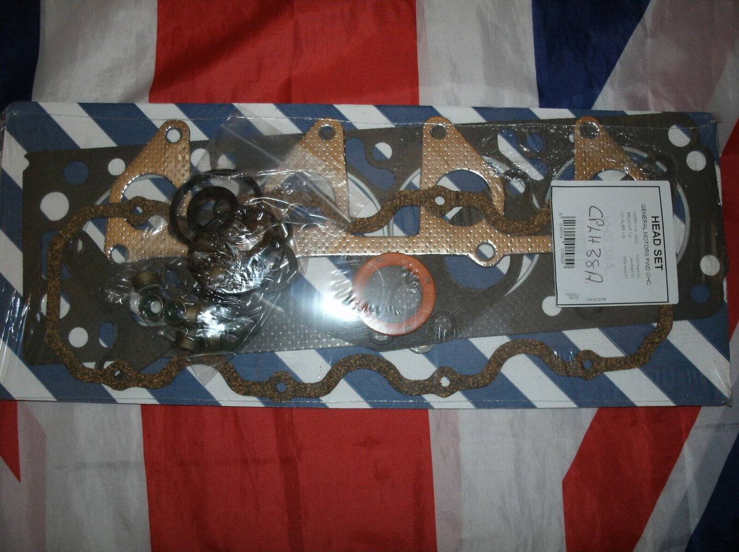 GENERAL MOTORS VAUXHALL OPEL HEAD or TOP END GASKET SET 8V SOHC MODELS