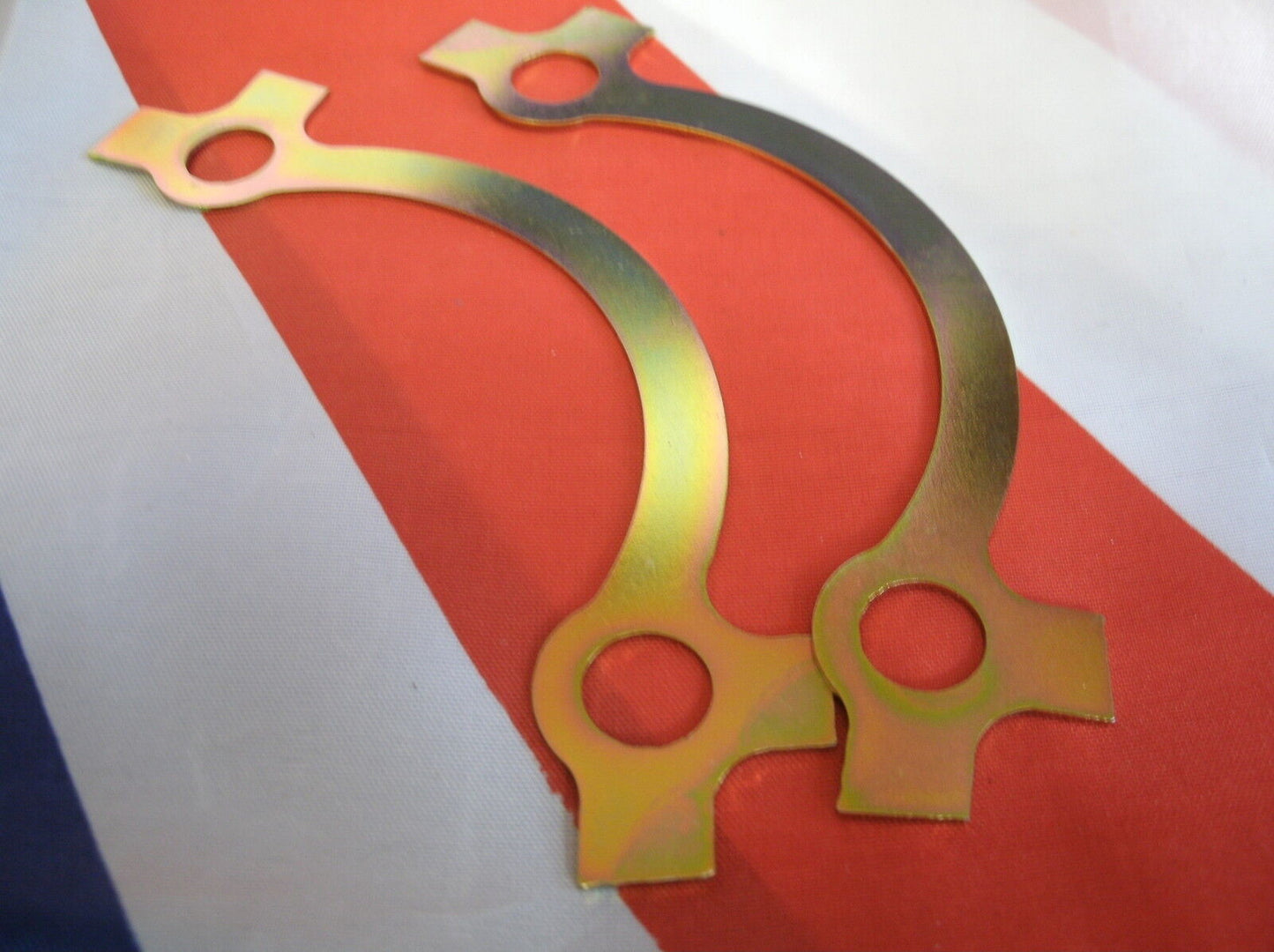 FORD LOTUS CORTINA MK 1 PAIR LOWER BOTTOM STEERING JOINT LEG STRUT LOCK TABS KIT