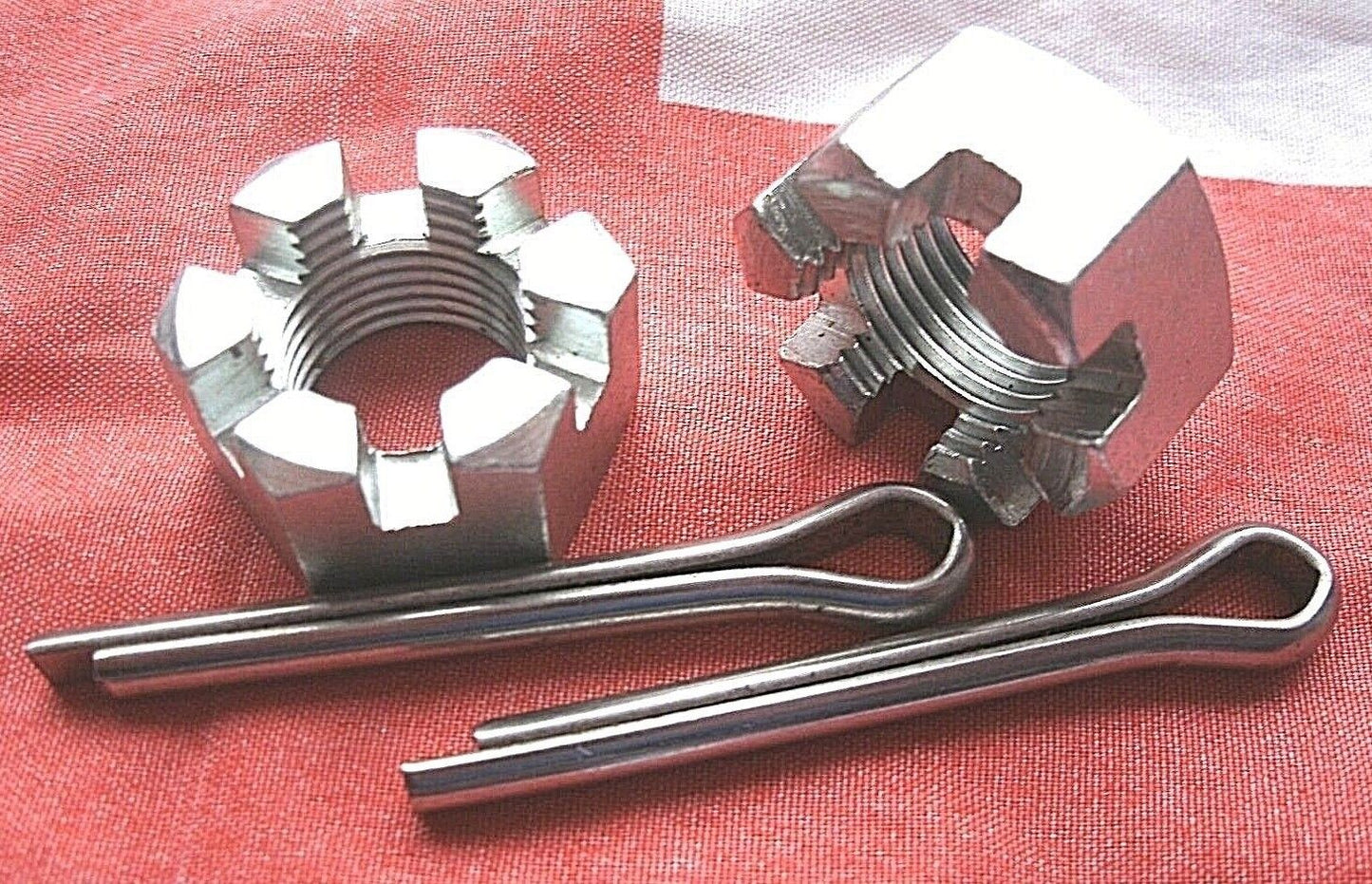 FORD ESCORT MK1 TCA INNER/OUTER NUTS & SPLIT PINs 1100 1300E MEXICO TWIN CAM BDA