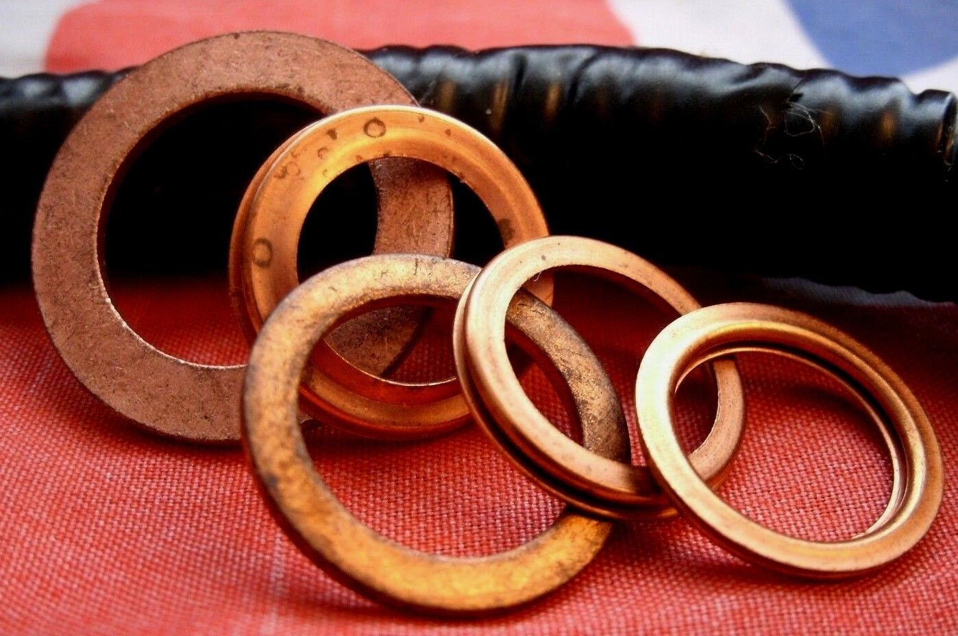 ROVER SD1 V8 3.5 1976 to 1986 On NEW OIL PUMP COPPER SEAL WASHER KIT