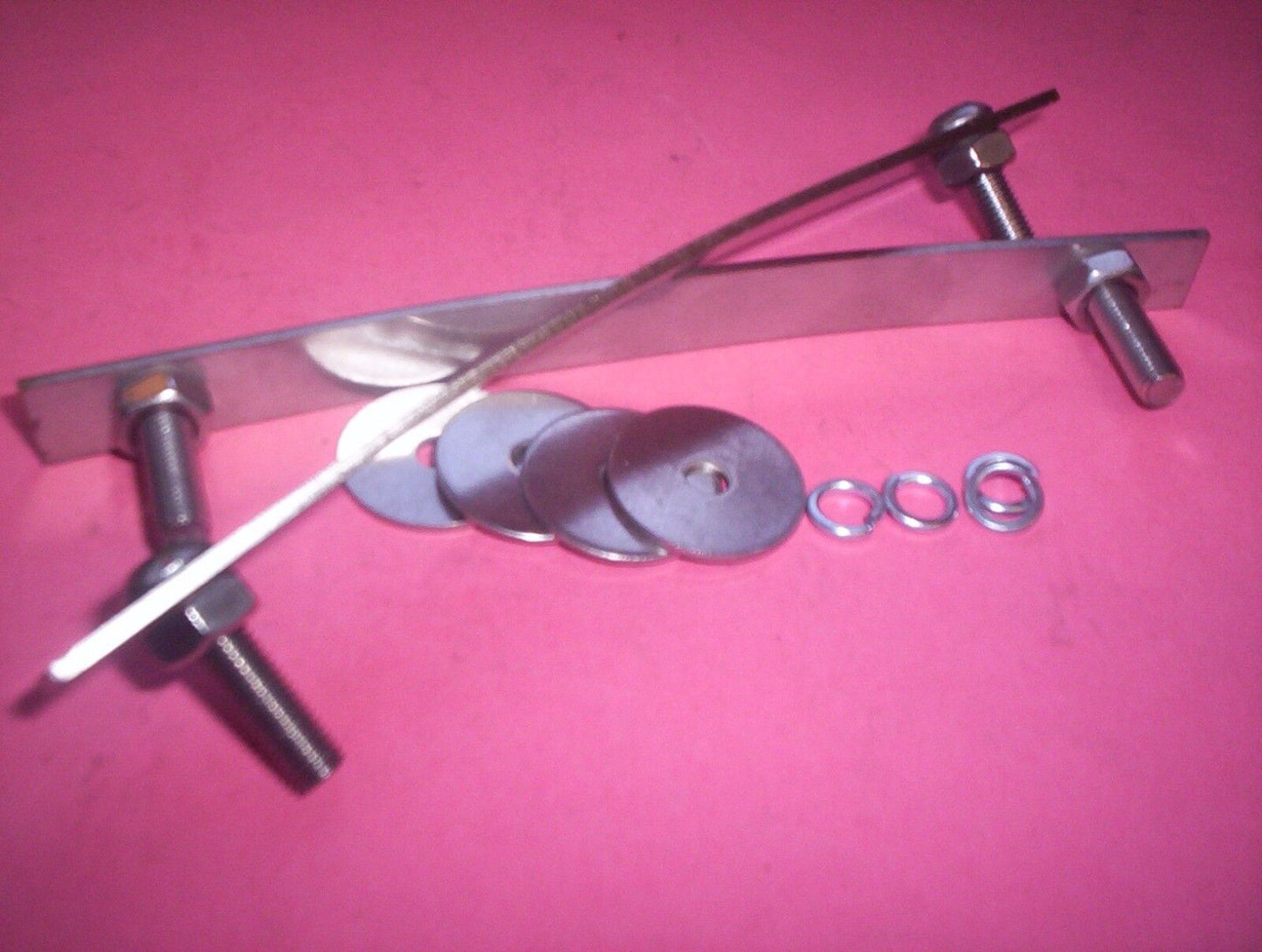 NEW Rover P4 All Models Front Stud Plates For Valance To Front Wing Fixings