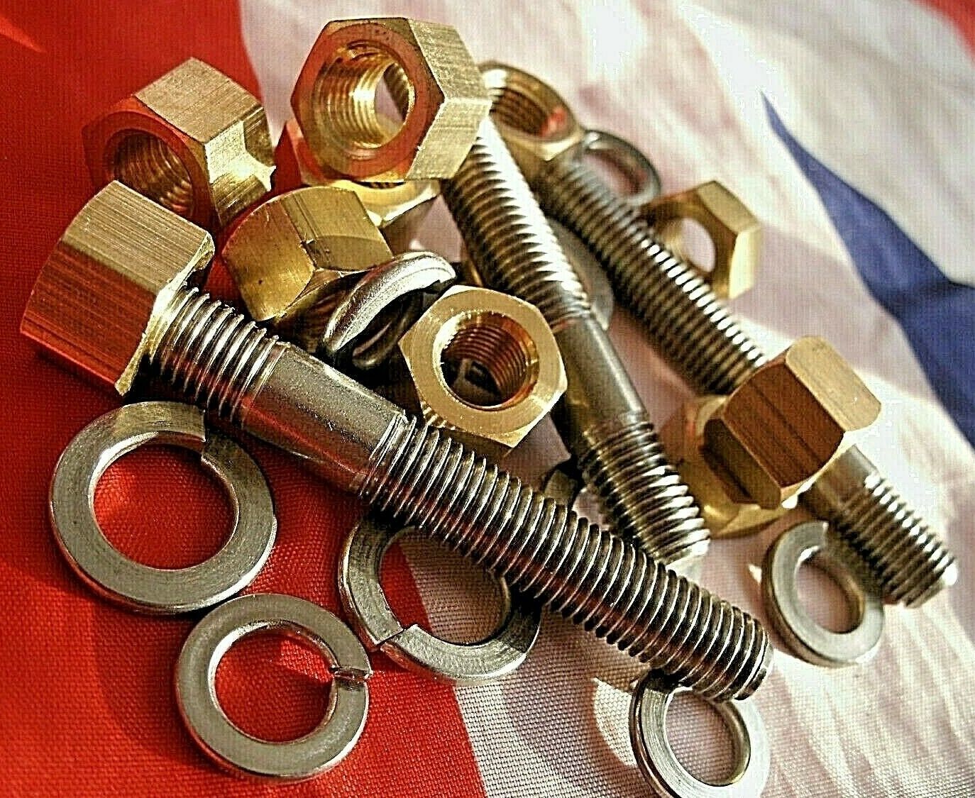 Land Rover 2.6 Petrol 6 Cylinder Exhaust Manifold Fitting Kit Brass & Stainless