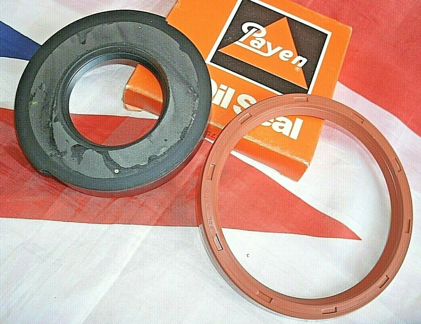 One NOS Pair Of Front & Rear Rover P6 2000 2200 Crankshaft Oil Seal,s 1963 1977.