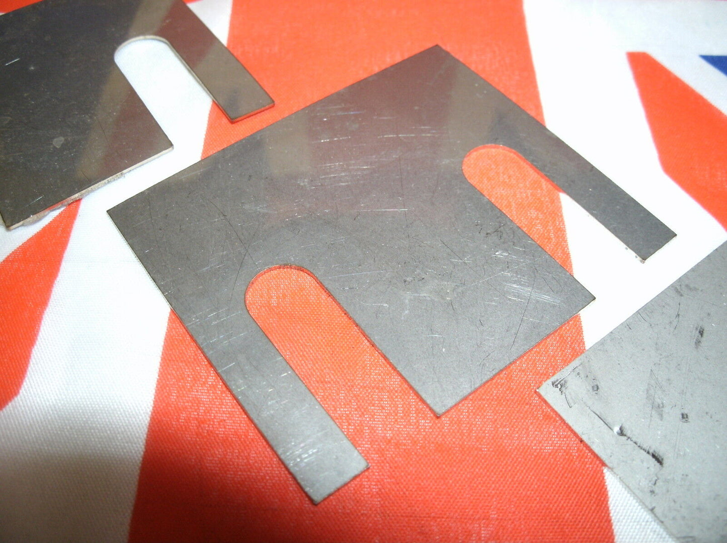 Triumph TR5 TR6 ONE SET 9 FRONT SUSPENSION ARM SHIMS IN STAINLESS STEEL