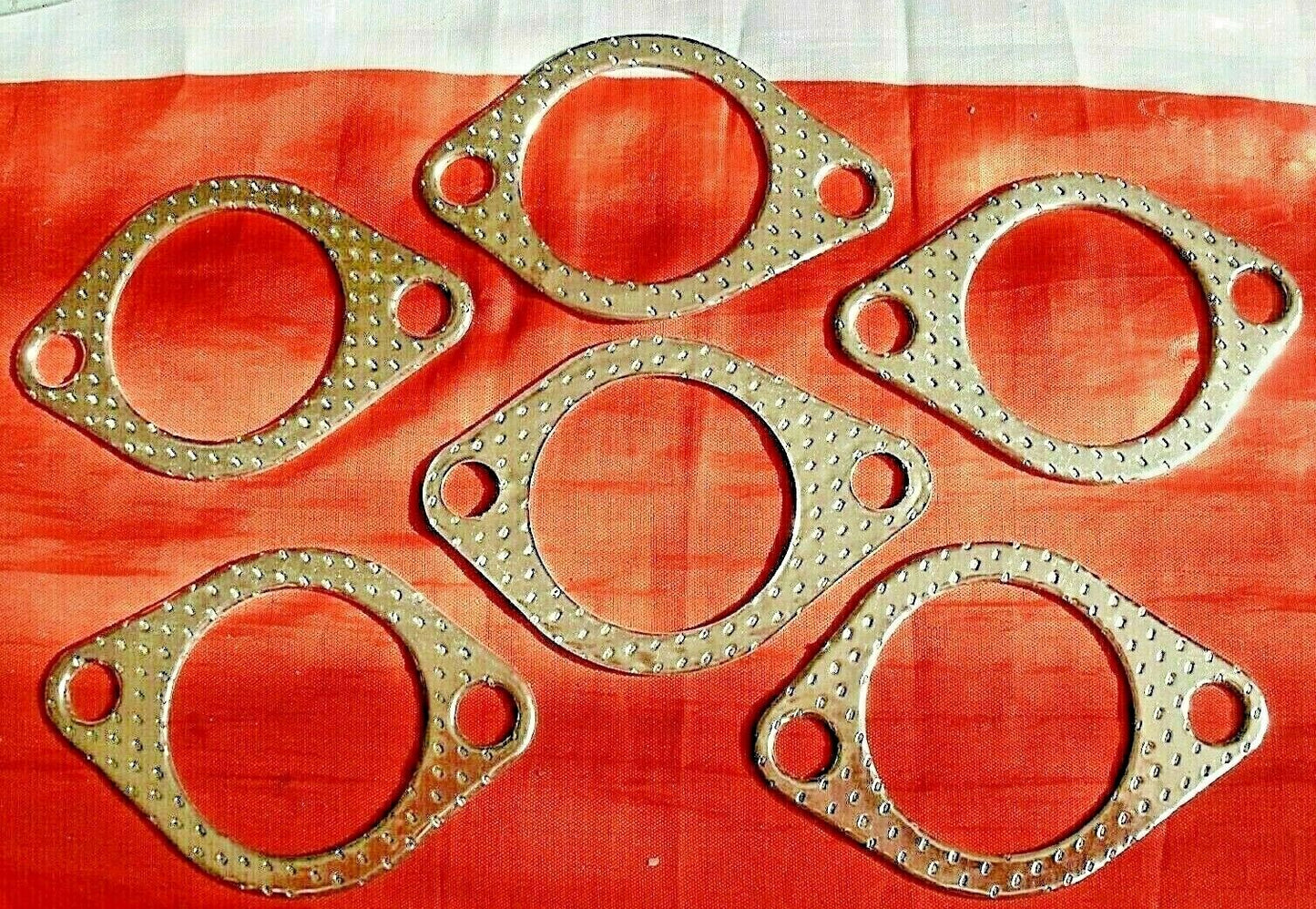 Ford Essex V4 Zephyr 1996cc MK4 1966 to 1972 Set Of 4 Exhaust Manifold Gasket.