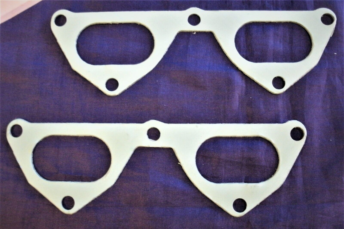 1 PAIR FORD ESCORT MK1 BDA RS 1600 UPRATED BIG BORE 1mm INLET MANIFOLD GASKETS.