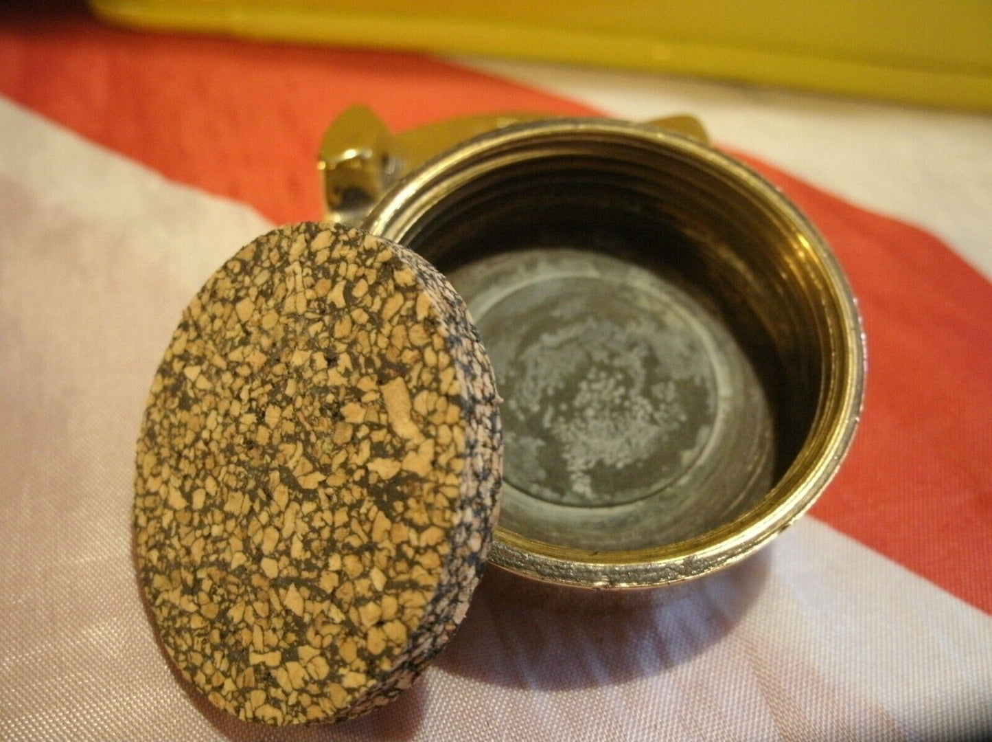 1 NEW 4 M THICK CORK SEAL FOR THE LIDS USED ON THE 2 GALLON VINTAGE PETROL CANS